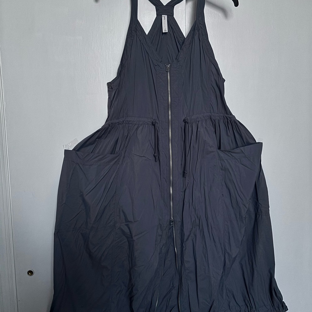 Anthropologie Dark Gray Midi Dress